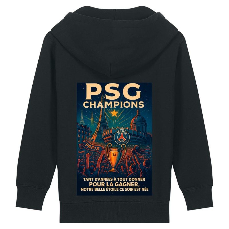 Hoodie Enfant PSG Champions Hoodie Enfant PSG Champions